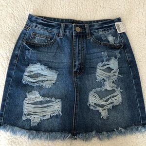 Denim skirt